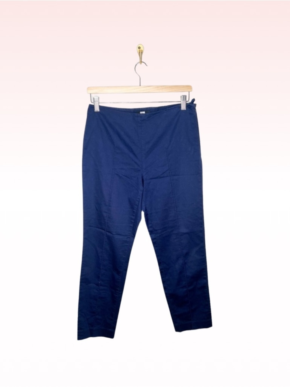 SAKS FIFTH AVENUE Navy Blue Trouser Pants (Sz 6)